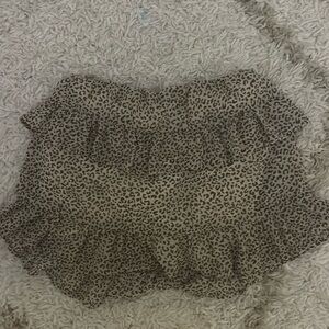 Cheetah Print Skirt